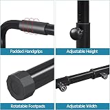Yaheetech Dip Bars Station Pull Up Bars Heavy Duty Steel 500lbs Capacity view 5