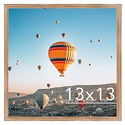 JCJMY 13x13 Picture Frame Rustic Brown for Wall