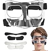 Nose Guard for Broken Nose Adjustable Basketball Baseball Softball Face Guards Face Shield Masks for Adults and Teenagers Sports Training Nose Guard Protects Nose and Face from Injury
