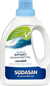 Sodasan Bio Sportwaschmittel active 750ml für Funktionskleidung und Goretex