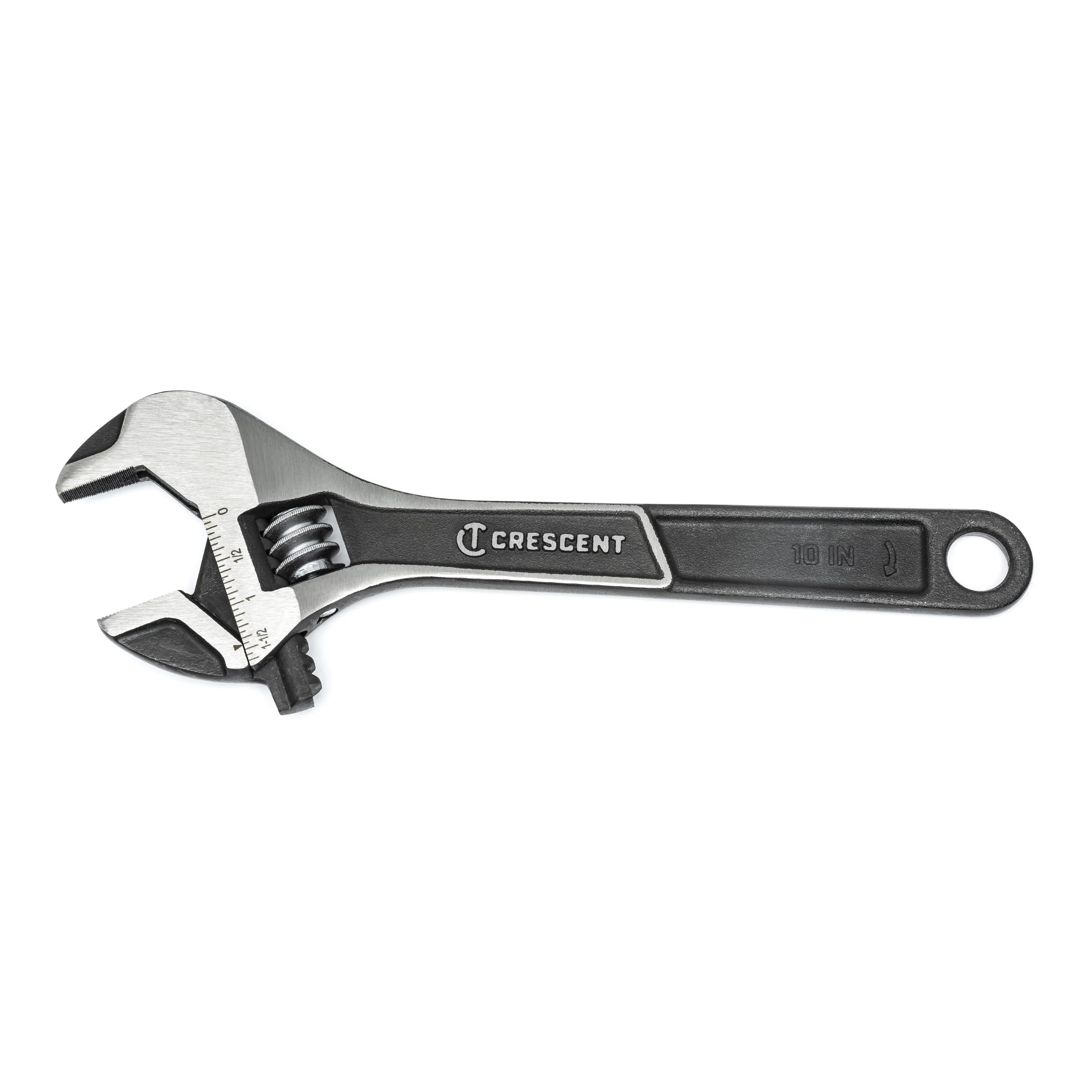 Crescent ATWJ210VS Adjustable Wrench/Spanner with Expanded Jaw Capacity (10''/254 mm)