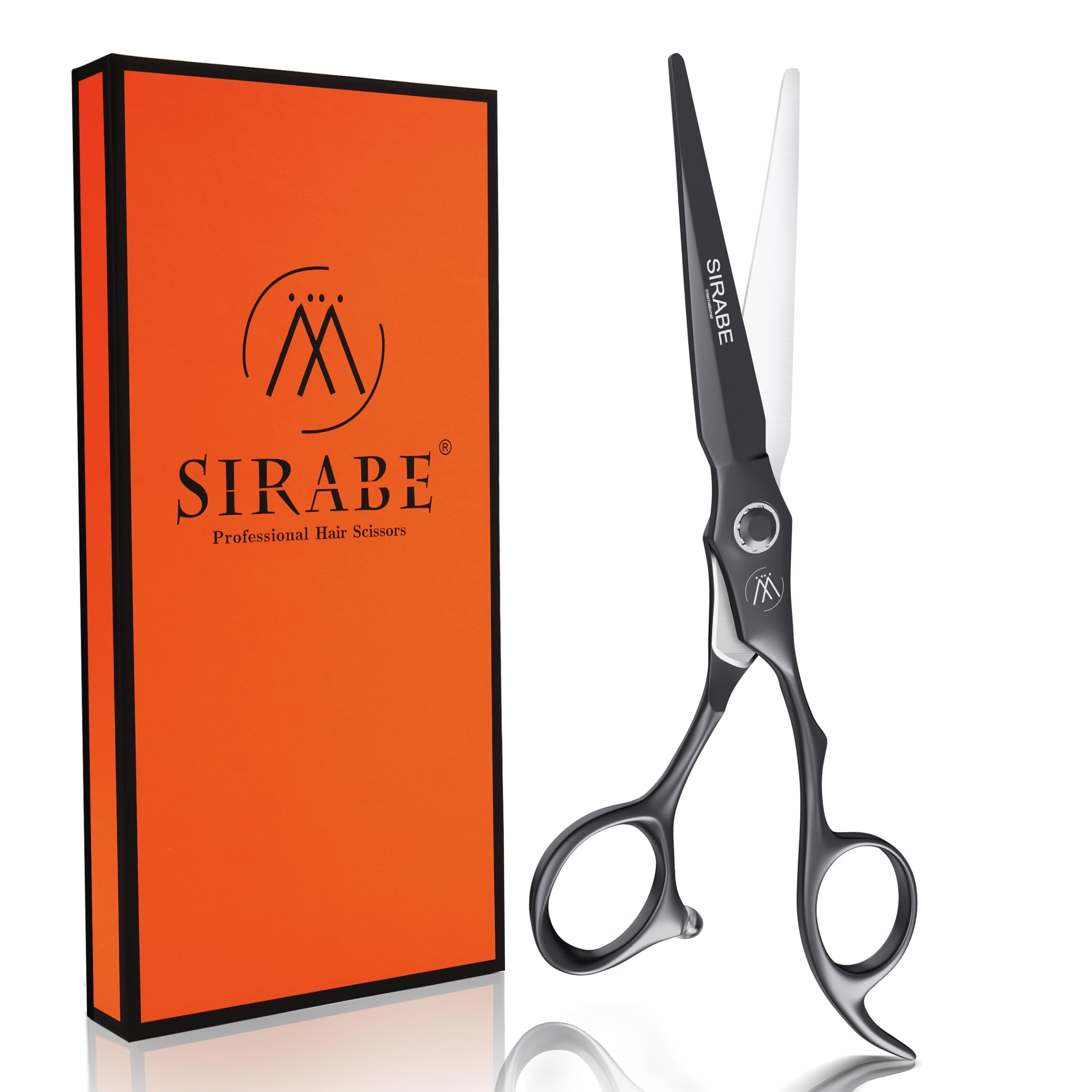 Photo 1 of Sirabe HIGH-END Professional Hair Cutting Scissors Shears - Ultra Sharp Blades for Precise Cutting - Barber Shears Haircut Scissors 440C Stainless Steel for Salon Hairstyling & Home Hairdressing