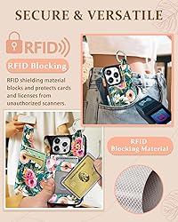 Lotadilo for iPhone 15 Pro Wallet Case with Card