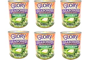Glory Foods Seasoned Southern Style Green Bean w/Potatoes (6 Pack, Total of 174oz)