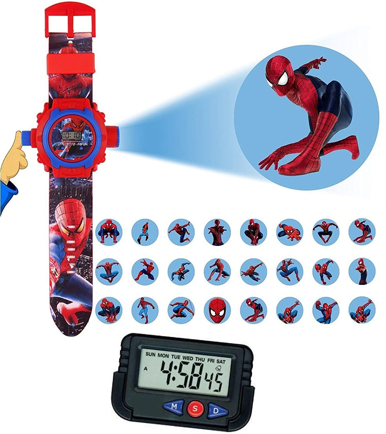 Pappi-Haunt Kids Favorite: Paquete de 2 muñequeras Spiderman ...