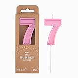 PHD CAKE 2.76 Inch Luxe Pink 7 Number Birthday