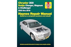 Chrysler 300 (05-18), Dodge Charger (06-18), Magnum (05-08) & Challenger (08-18) Haynes Repair Manual (Does not include diesel engine, all-wheel drive or Hellcat/Demon models.)