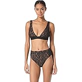 Michael Kors Womens Lace Tie Back Bikini Top