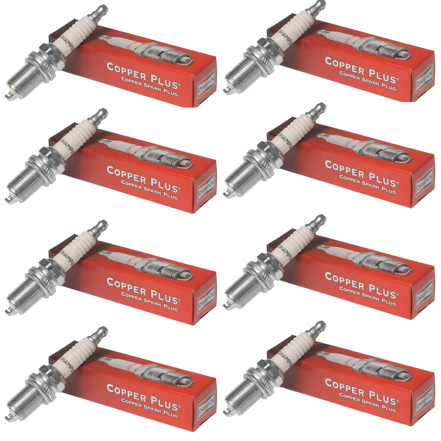 Champion QL78YC (938M) Marine 8-Pack Spark Plugs | High-Performance for Outboard & Marine Engines