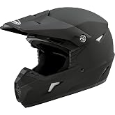 GMAX Youth MX-46Y Solid Helmet (Matte Black, Youth Small) - FMVSS 218 Approved
