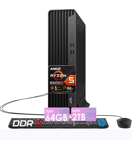 Amazon.com: HP EliteDesk 805 G9 Small Form Factor Desktop • 16GB