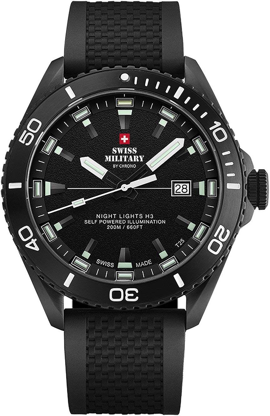 Swiss Military by Chrono Men's Watch Night Lights Quartz Amazon.co.uk