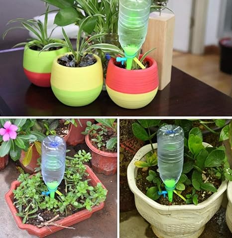 MDS - 12 Pcs Kit Sistema de Riego por Goteo con Botella ...