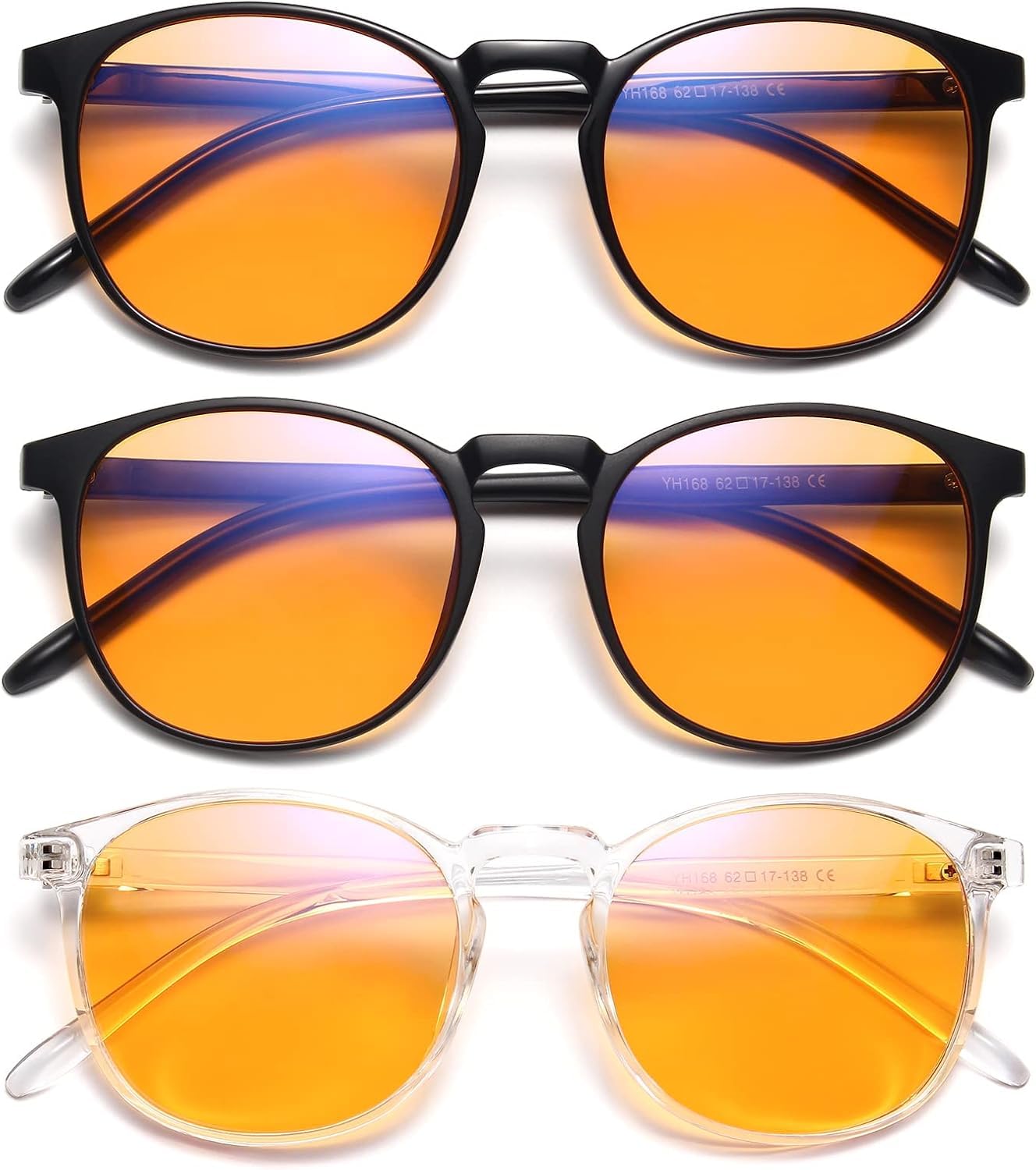 Photo 1 of IBOANN Iconic Blue Light Glasses for Woman - Computer Glasses up to 99% Blue Light Blocking - Anti Eyestrain & UV Glare