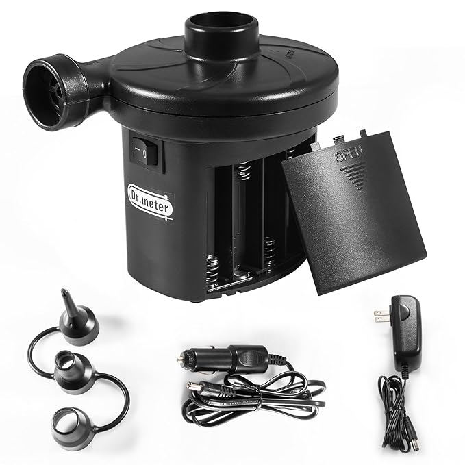 Electric Air Pump, Dr.meter HT401 Battery Air Mattress