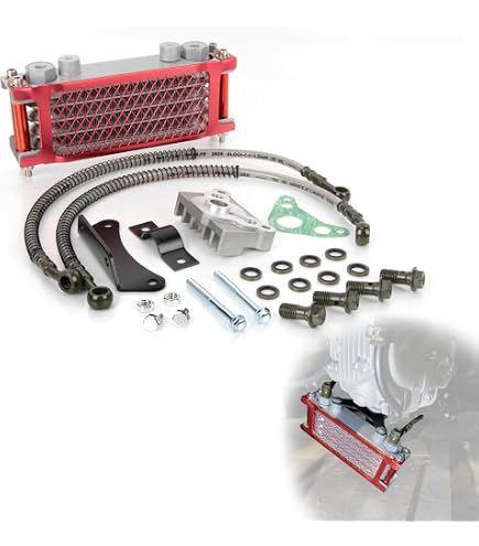 Oil Cooler Radiator Kit – Fits YX 140cc 150cc 160cc Pit Pro, Trail & Dirt Bikes, ATVs