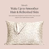 Kitsch Satin Pillowcase with Zipper Leopard 48x66 cm Standard Size view 2