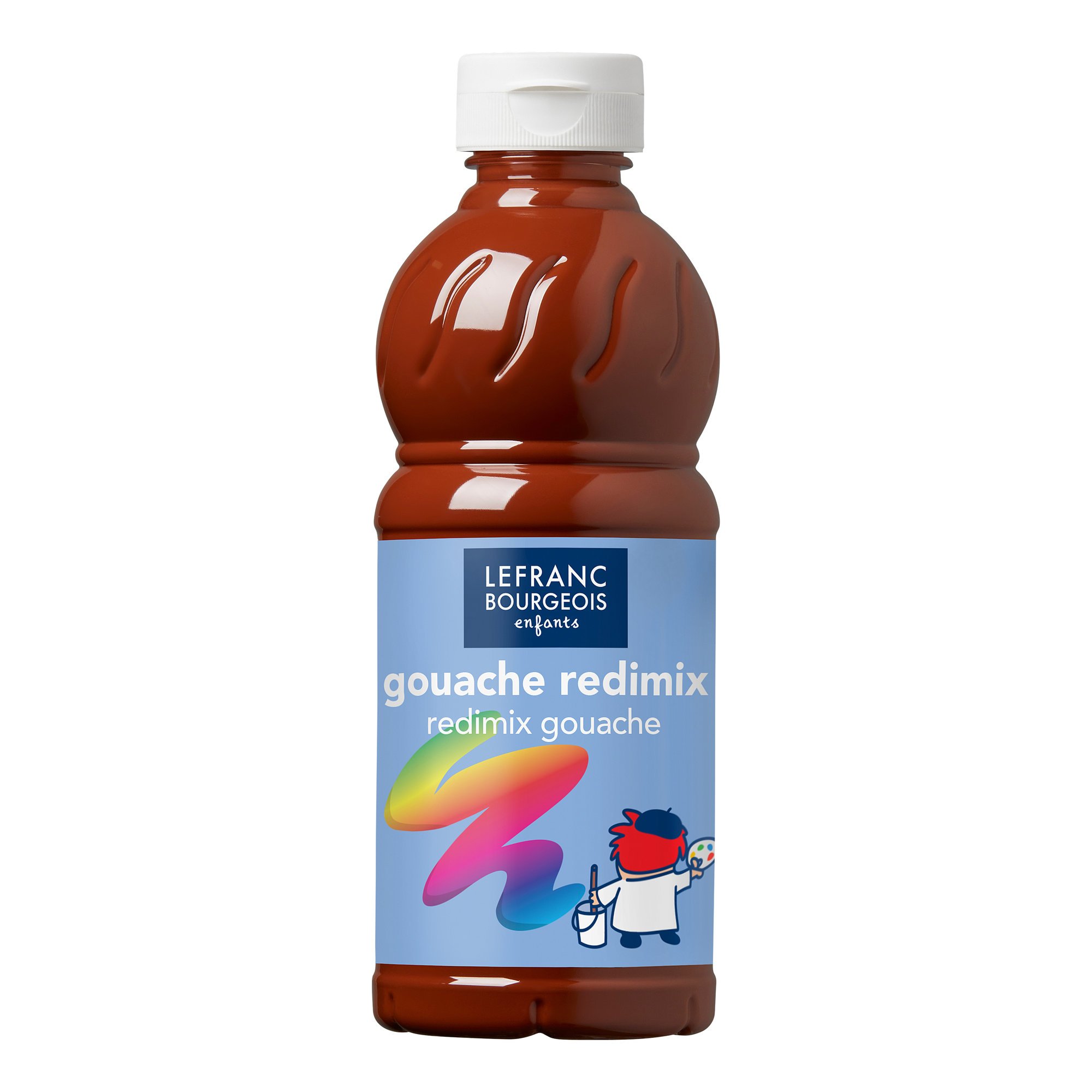 Lefranc Bourgeois Redimix Color & Co. Gouache, Siena gebrannt, 500 ml