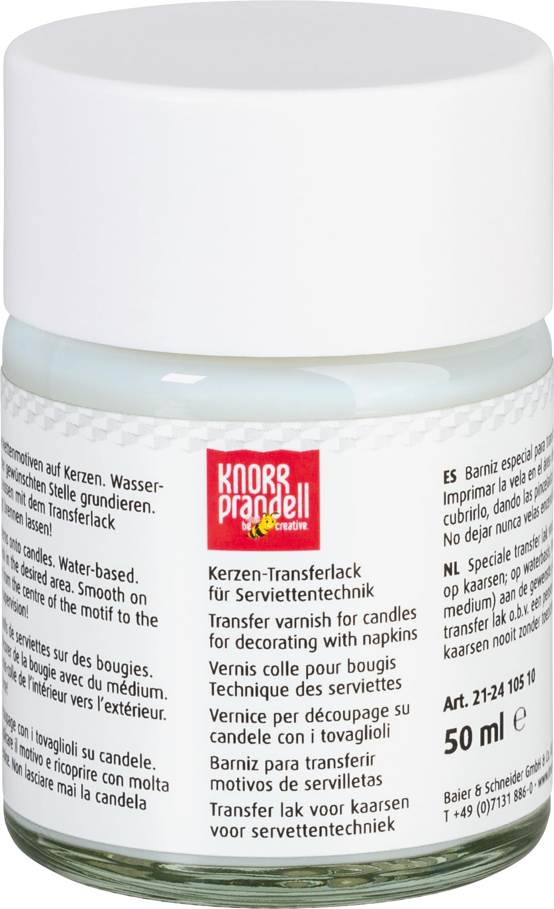 Knorr Prandell 1-Piece Transfer Varnish for Napkin Technique