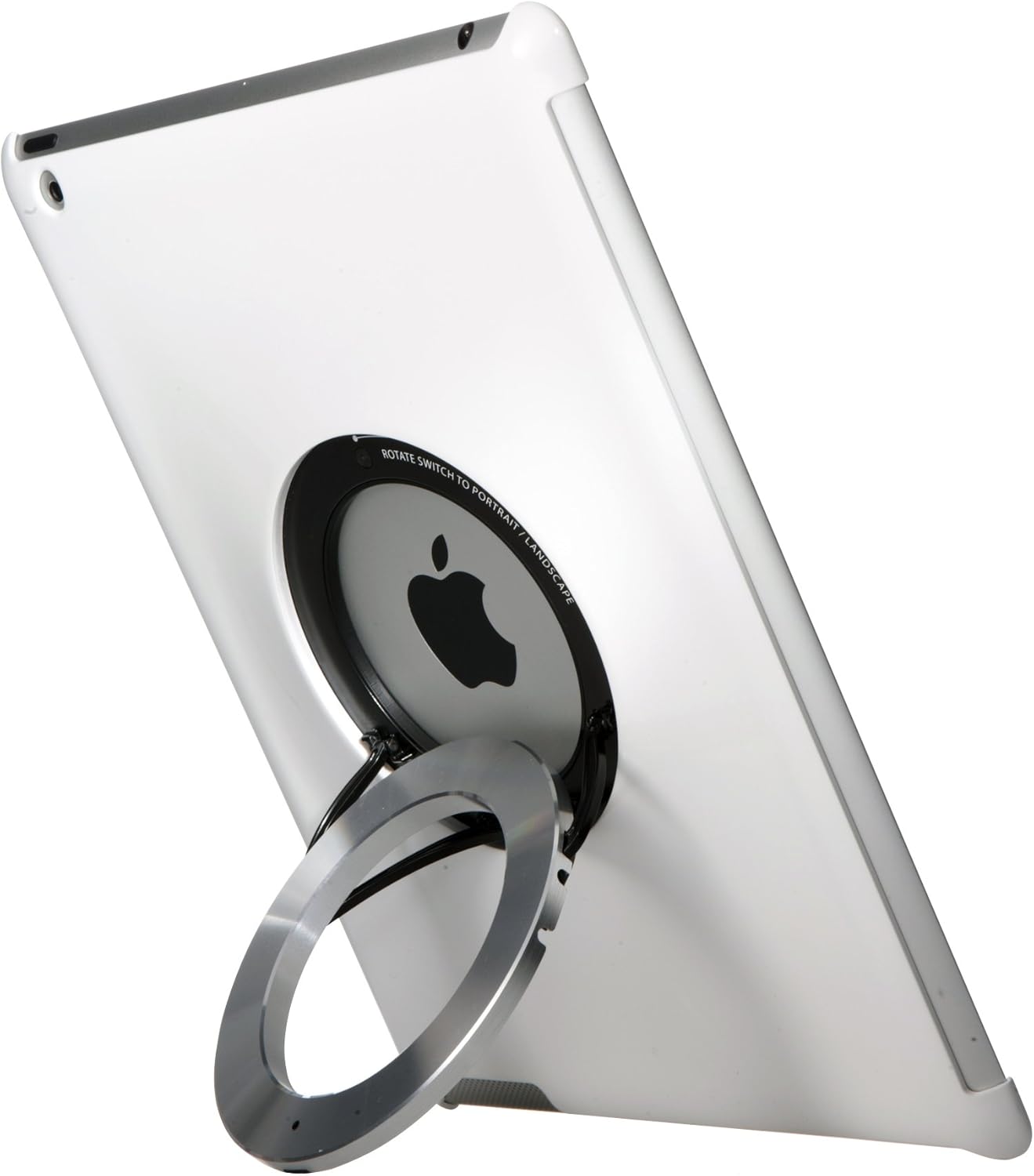 Rolling Ave. i-Circle Multistand/Grip for iPad 4, White (ICRW1)