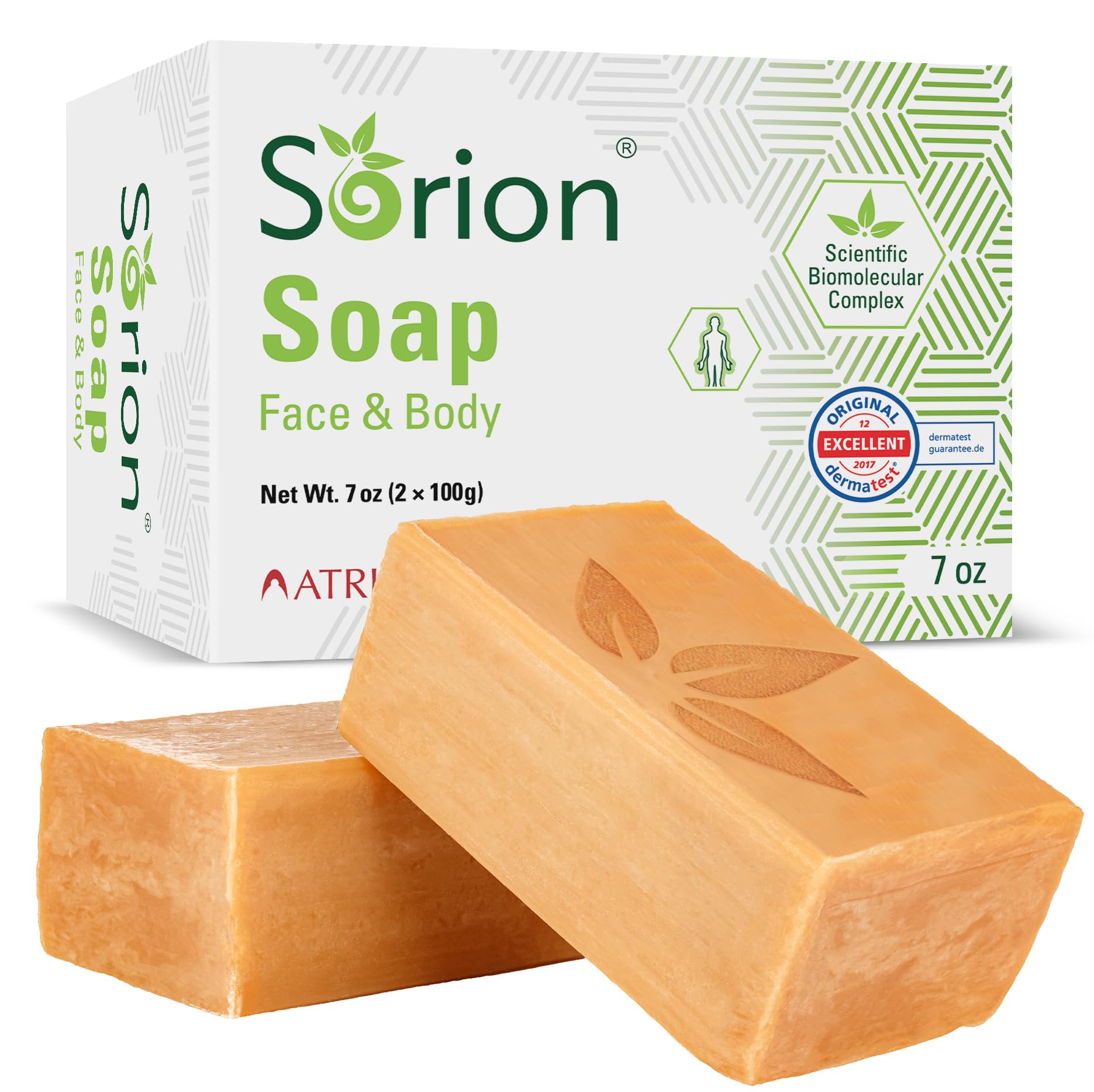 Sorion Soap for Face and Body - Bar Soap to Smooth