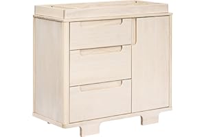 Babyletto Yuzu 3-Drawer Dresser in Washed Natural, Greenguard Gold Certified