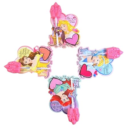 Amazon.com : Disney Princesses Valentines Day Candy Card and Lollipop Classroom Exchange, 28 Count : Grocery & Gourmet Food