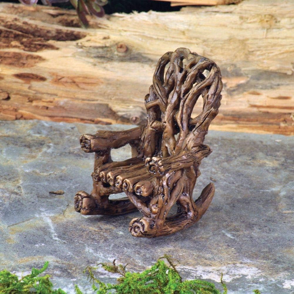 Cheap And Top Quality Twig Rocking Chair Miniature Fairy Faerie Gnome Garden Go 17225 Arts