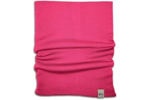 100% Merino Wool - Midweight Neck Gaiter - Skiing Neck Warmer - Winter Face Mask - Multipurpose Headwear