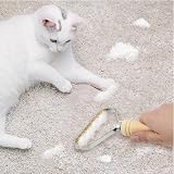 MOECSHSY Pro Lint Remover Carpet Scraper Tool Reusable Pet Hair Remover view 5