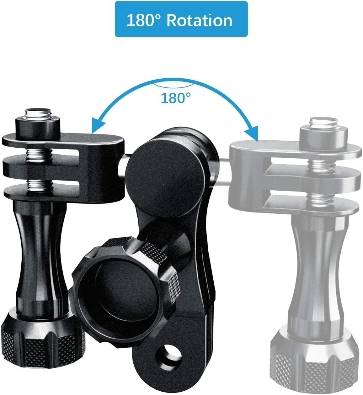 Sametop Aluminium Ball Joint Mount Swivel Arm Mount with Wrench Compatible with GoPro Hero 13, 12, 11, 10, 9, 8, 7, 6, 5, 4 - Image 5