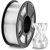 TECBEARS PETG Filament 1.75mm, 1kg Clear | Strong Toughness PETG, Good Layer Adhesion, High Precision 3D Printer Filament, Dimensional Accuracy &plusmn;0.02mm, 1kg/Spool