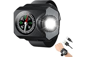 MINSK Running Light, Running Lights for Runners，High Lumen Wrist Flashlight with 5 Modes, Running Accessories for Women Man, Running Light for Camping, Hiking, Jogging, Outdoor Adventure