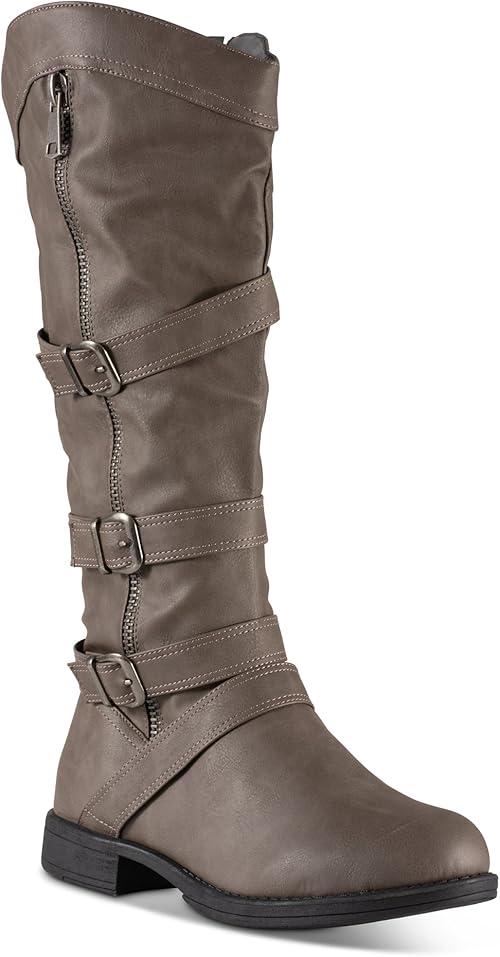 womens mid calf boots wide width