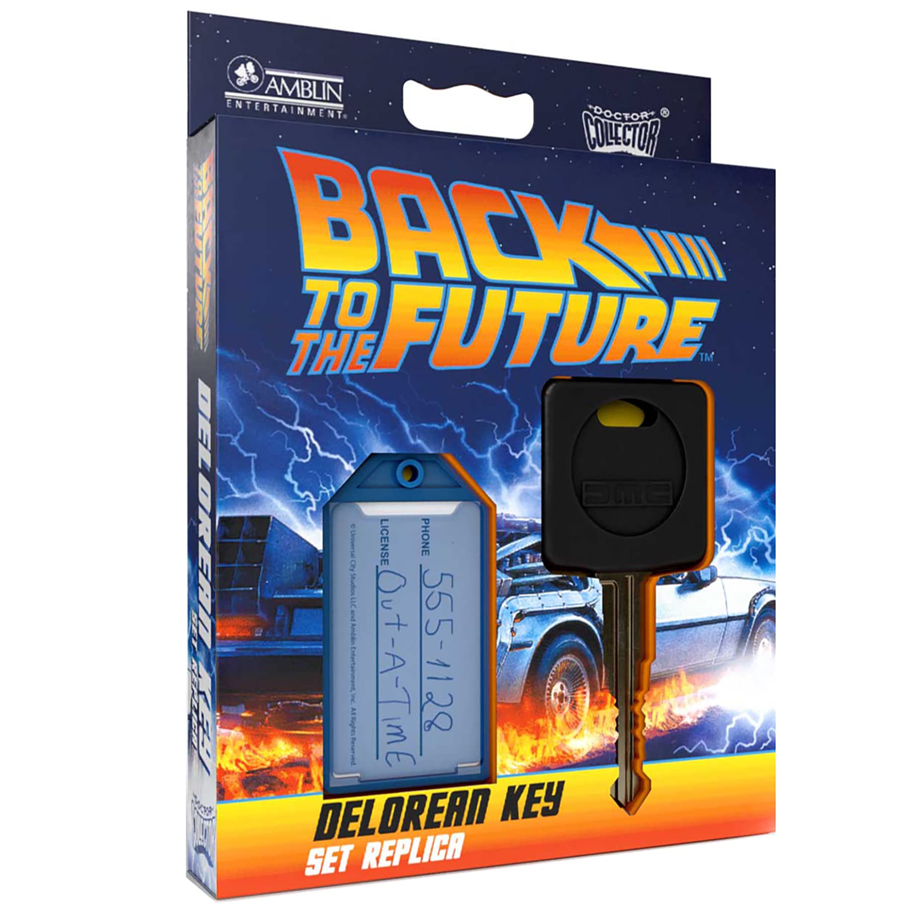 Doctor Collector Back to The Future Delorean Key Replica