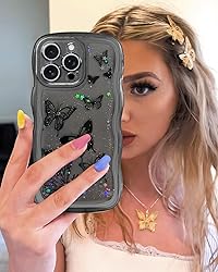 Likiyami for iPhone 15 Pro Case 6.1" - Wave Frame