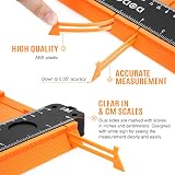 DODOWIN Contour Gauge 2pcs Profile Tool Woodworking Locking Duplicator view 3