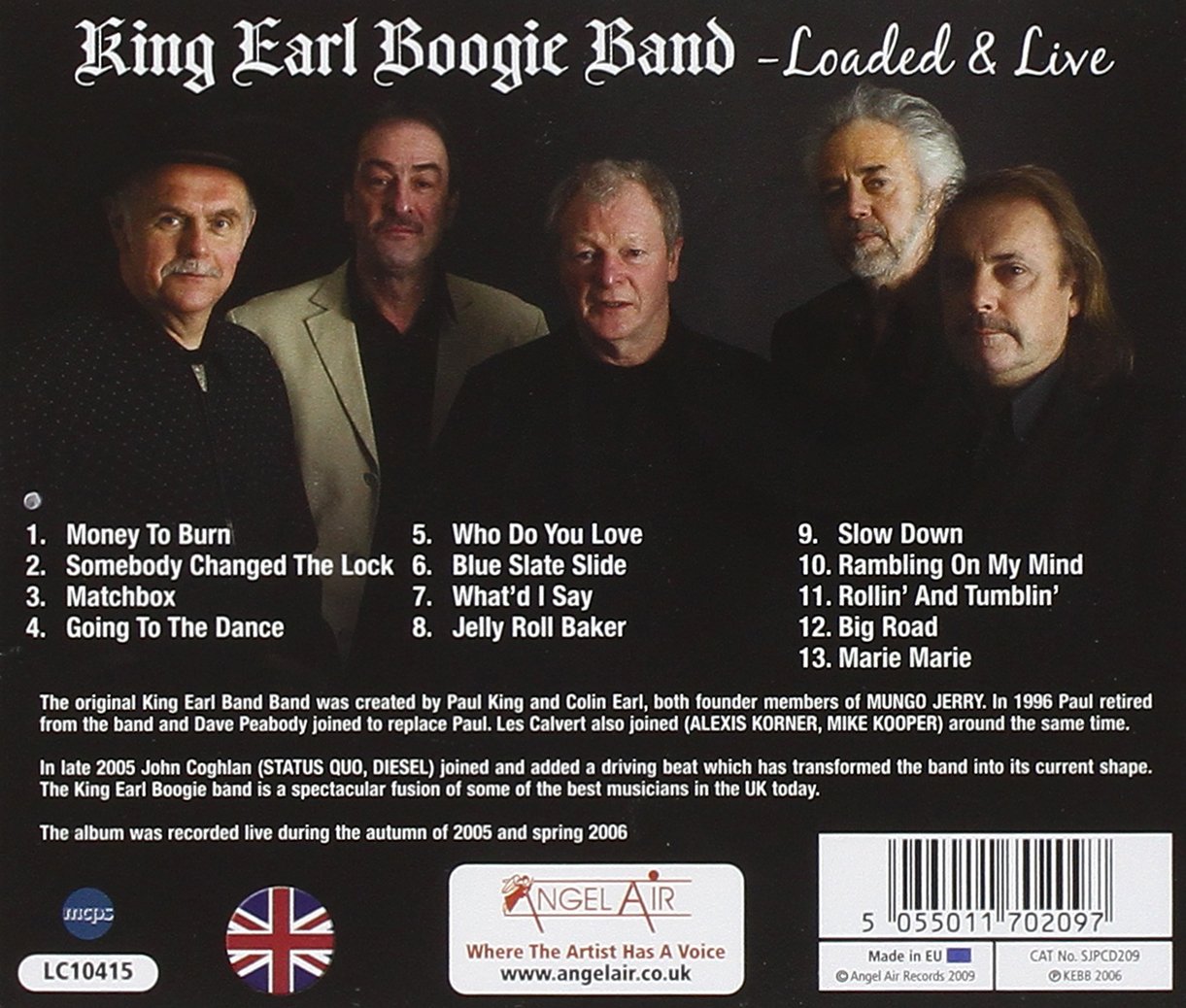 Loaded & Live by King Earl Boogie Band: Amazon.co.uk: Music