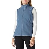 Outdoor Ventures Women's Polar Fleece Zip Vest Outerwear with Pockets,Warm Sleeveless Coat Vest for Fall & Winter