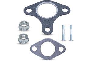 AUMEL 90047-ZE2-000 Muffler Exhaust Gasket Stud Bolt Kit Fit Honda GX390 GX340 GX270 GX240 13HP 11HP 9HP 8HP Lawn Mower