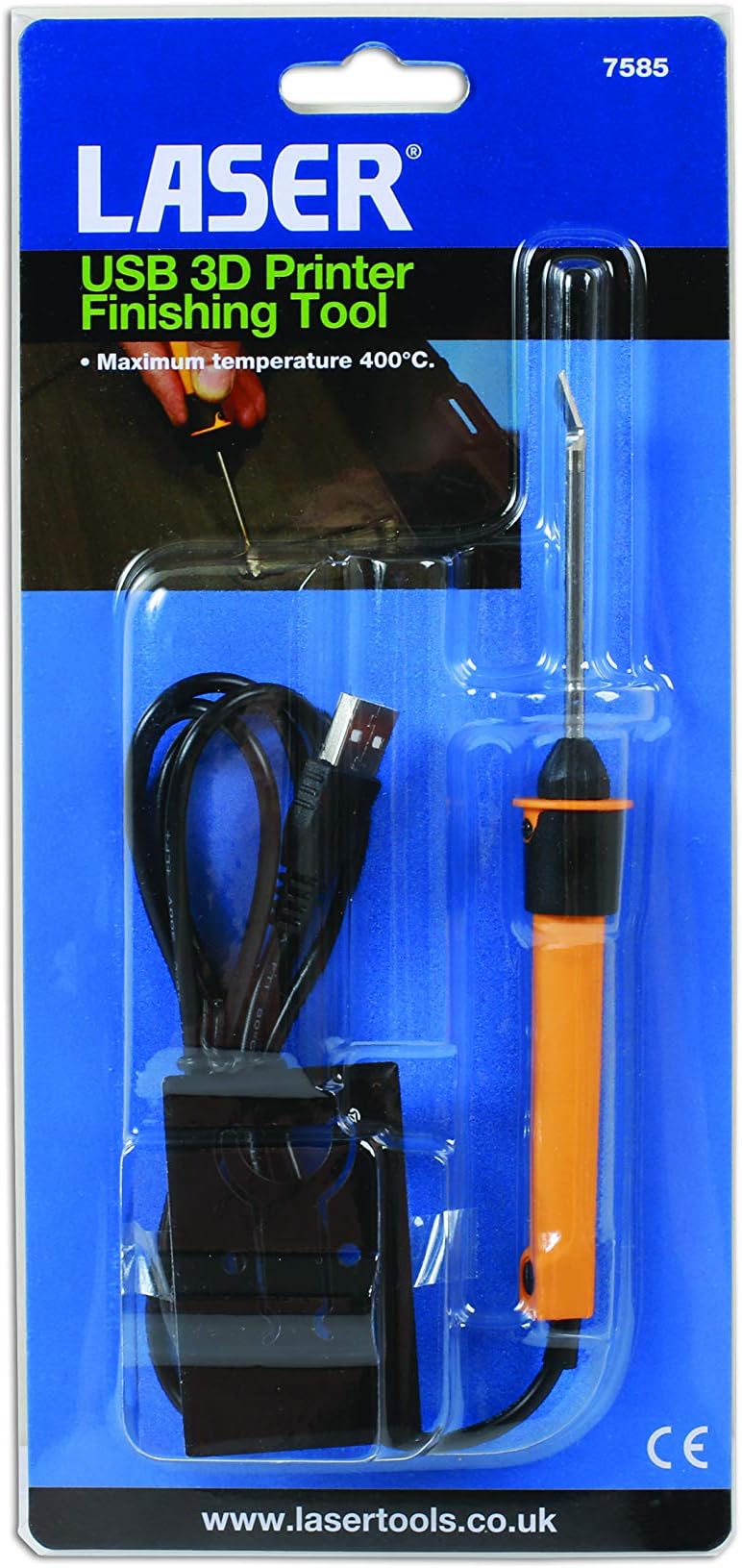 Laser 7585 USB Plastic Finishing Tool 200C Heat Up 400C Max Bumper Repair