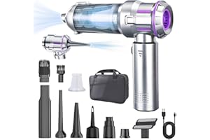 Car Vacuum Cleaner, 22000Pa Powerful Suction Handheld Vacuum Cordless with Brushless Motor, 11-in-1 Portable Hand Held Vacuum