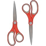 Basix 55846 2-Pack 7" Soft-Grip Scissors, 2 Count
