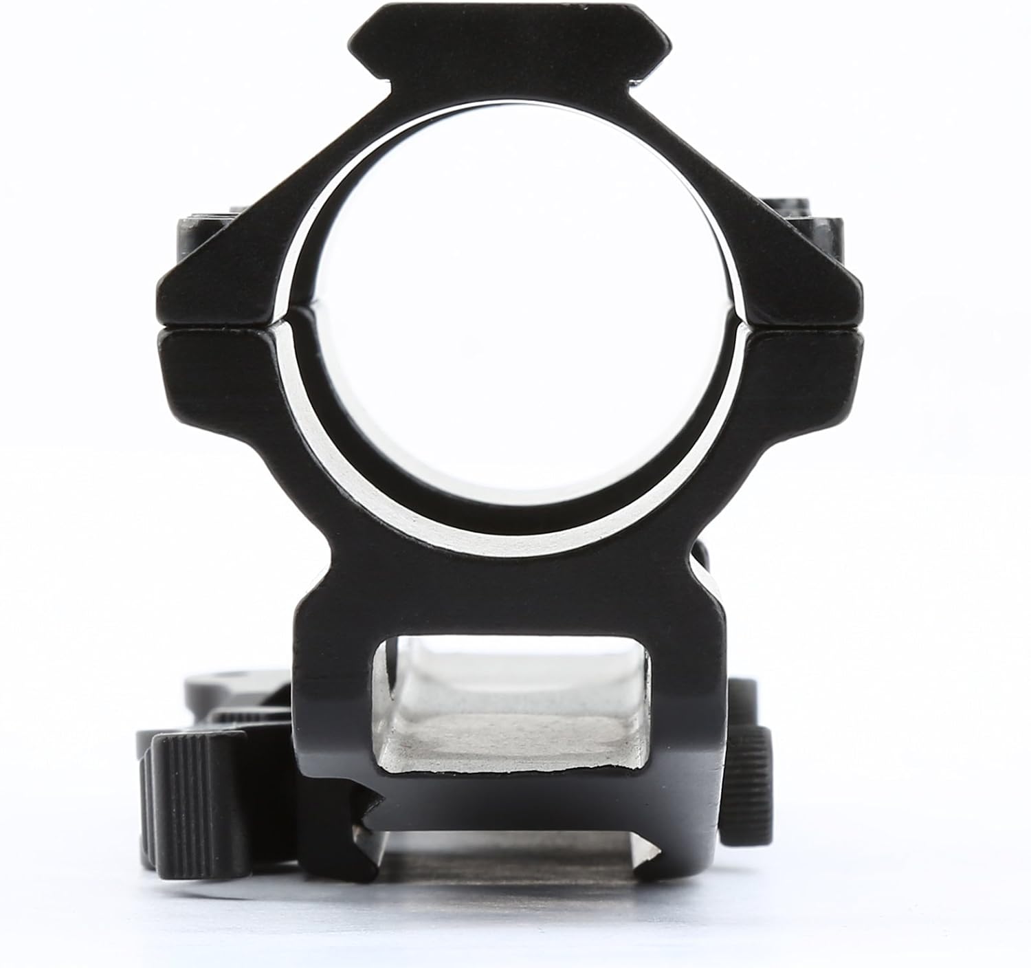 Dophee 30mm/25.4mm 1" Dual Ring QD Quick Release Scope Rail Mount Picatinny Rifle Tool, Black, 25.4mm-Fast - Image 4