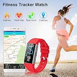 Tipmant Fitness Tracker IP68 Waterproof Heart Rate Pedometer Sleep Monitor view 2
