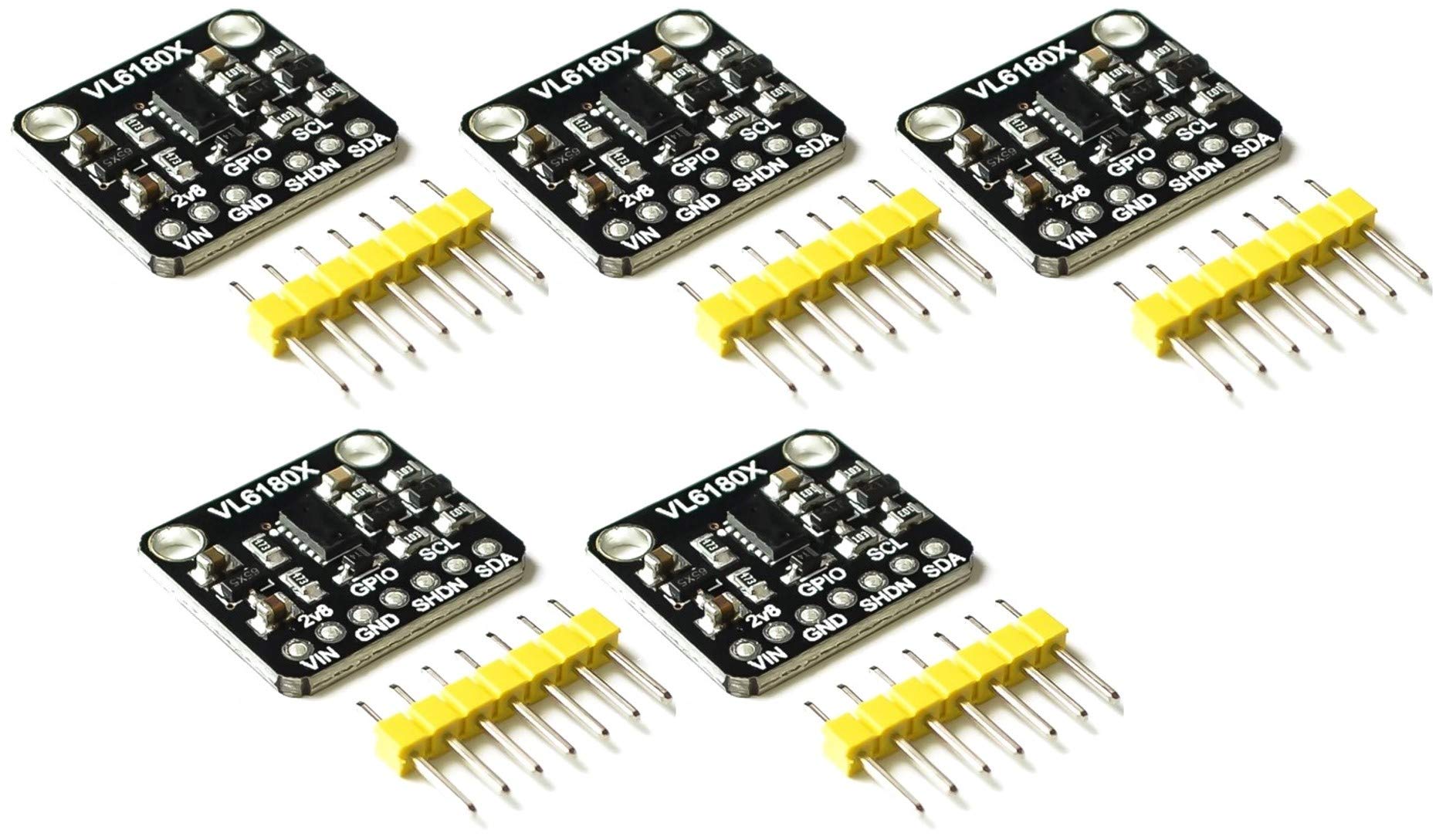 5pcs VL6180 VL6180X Range Finder Optical Ranging Time-of-Flight Distance Senor