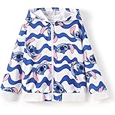 Disney Frozen Stitch Princess Minnie Mickey Spiderman Girls/Boys Zip Up Hoodie Fall Zipper Sweatshirt Jacket Toddler-Big Kid