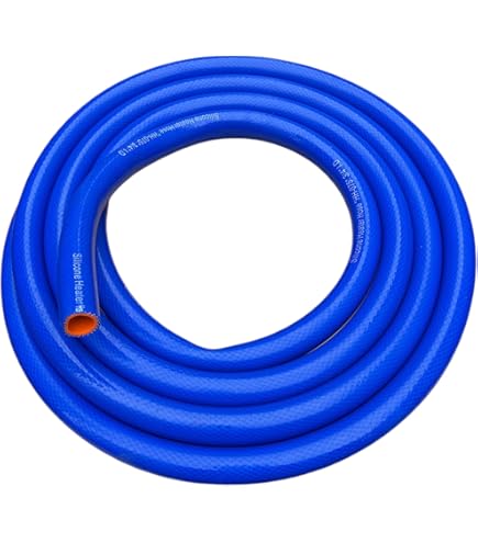 1 In Hose Blue Silicone Heater Hose 5/8" ID FlexFab 5526 Silicone Heater Hose 3 Ft And 2 Liner Clamps 5/8 Silicone Heater Hose Silicone Radiator Hose Kit - Foto 4