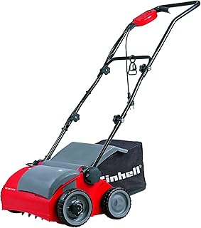 Einhell Elektro-Vertikutierer-Lüfter RG-SA 1433 (1400 W, 33 cm Arbeitsbreite, 3-fach höhenverstellbar, 28 l, empfohlen für Flächen bis 400 m²)