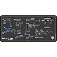 EDOG P365-XMACRO Gun Cleaning Mat - Schematic Diagram Mat For Sig Sauer Pistol Maintenance